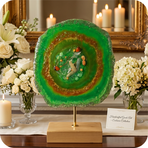 The Emerald Gate- Handemade Resin Art